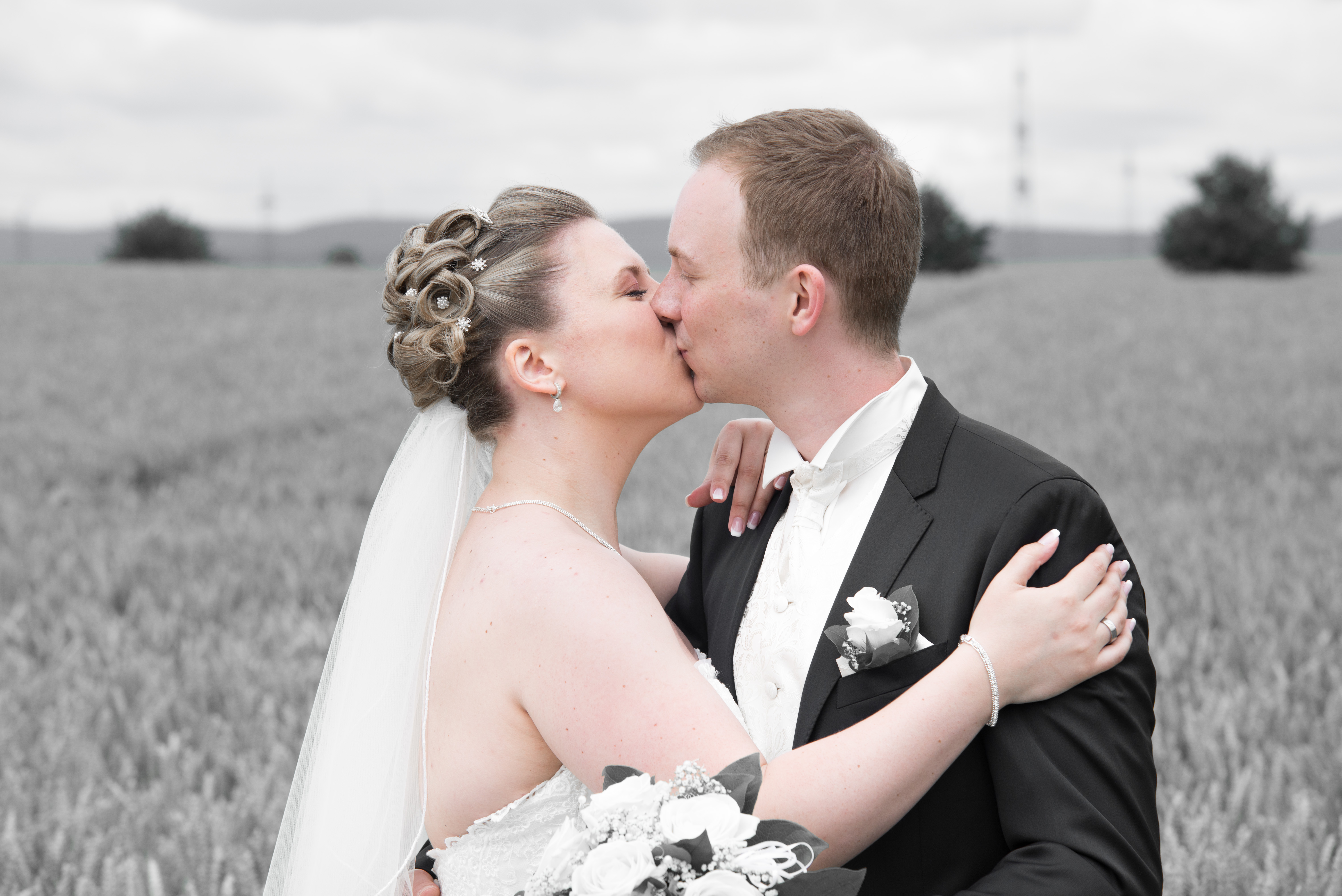 Fotograf in Kronberg - Brautpaar Portrait Fotografie Shooting in Rhein-Main und Frankfurt - Colorkey